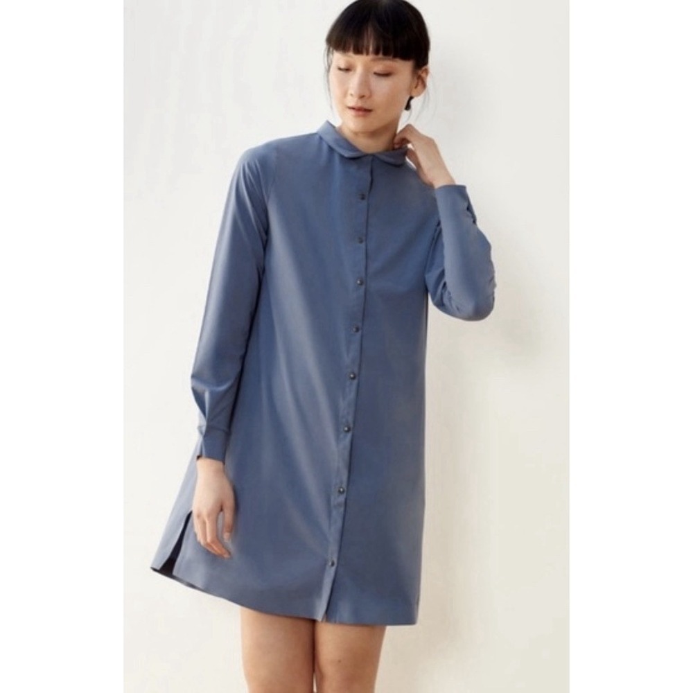 Aday Back To Front Versatile Button Down Shirt Dr… - image 1
